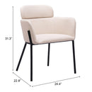Zuo Bremor Dining Chair 110172 IMAGE 8