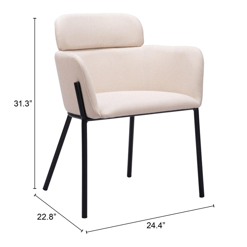 Zuo Bremor Dining Chair 110172 IMAGE 8