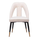  Zuo Artus 110002 Dining Chair - Ivory IMAGE 3