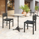  Zuo Alfresco 704051 Dining Table - Grey IMAGE 7