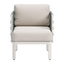  Zuo Bridgehampton 704044 Armchair - White IMAGE 3
