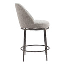  Zuo Nordhavn 110274 Swivel Counter Stool - Grey IMAGE 2