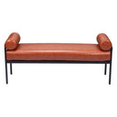 Zuo Barrow 110179 Bench - Brown IMAGE 3