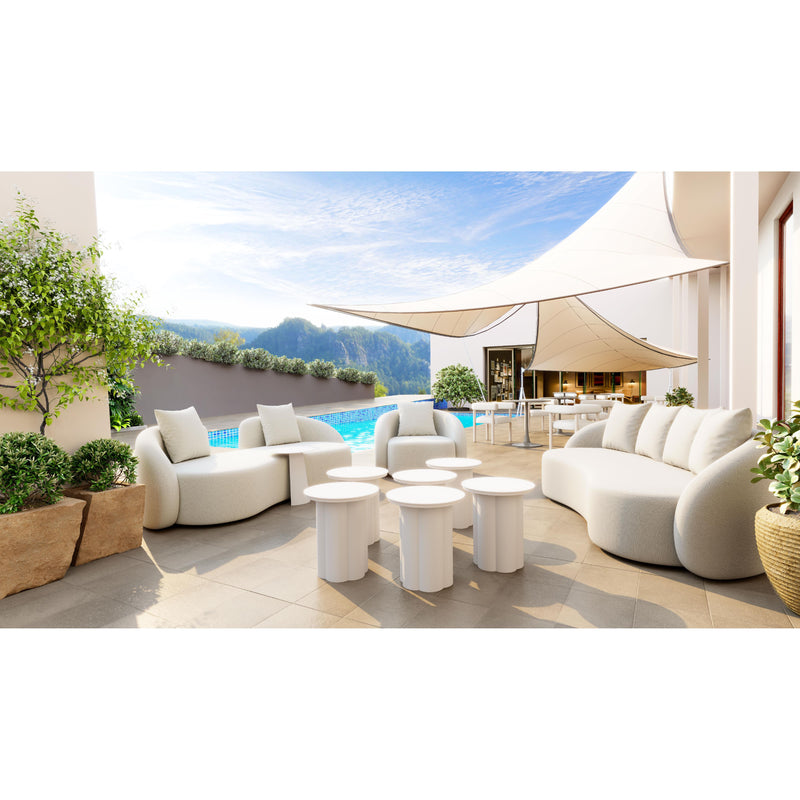 Zuo 704048 Sunbath Dining Chair - White IMAGE 10
