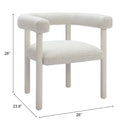 Zuo 704048 Sunbath Dining Chair - White IMAGE 11