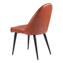  Zuo Silloth 110119 Armless Dining Chair - Brown IMAGE 5