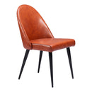  Zuo Silloth 110119 Armless Dining Chair - Brown IMAGE 6