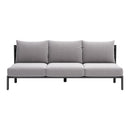 Zuo 704047 Horizon Sofa - Gray IMAGE 3