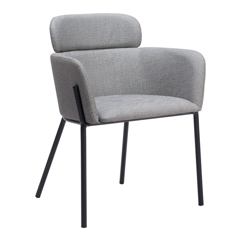 Zuo Bremor 110171 Dining Chair - Slate Grey IMAGE 1