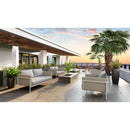 Zuo 704016 Frais Loveseat - Gray IMAGE 10