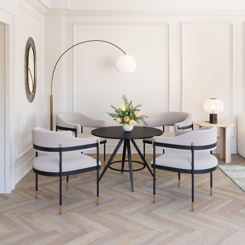  Zuo Zadar 110000 Dining Chair - Misty Grey IMAGE 9