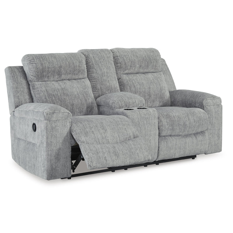 Benchcraft Buntington 3400494 Double Reclining Loveseat with Console IMAGE 1