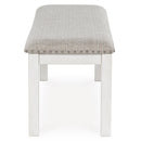 Signature Design by Ashley Robbinsdale D642-00 Large Upholstered Dining Room Bench IMAGE 3