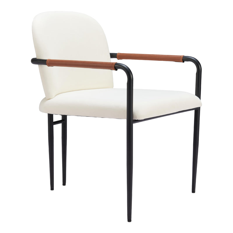 Zuo Sibu 109963 Dining Chair - Cream IMAGE 6