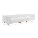 Zuo Tayte 110302 Sofa - White IMAGE 10
