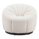  Zuo Bhutan 110358 Accent Chair - Cream IMAGE 3