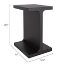  Zuo Bama 110251 Side Table - Black IMAGE 9