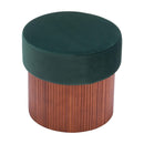 Zuo Boto 110182 Storage Ottoman - Green IMAGE 3