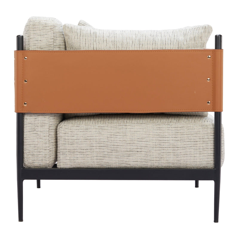  Zuo Stirbe 110344 Armchair - Grey IMAGE 2