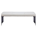 Zuo Mur 110334 Bench - White IMAGE 3