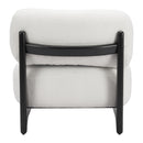 Zuo Bombo 110268 Accent Chair - White IMAGE 4