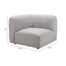  Zuo Biak 110366 Corner Chair - Grey IMAGE 11