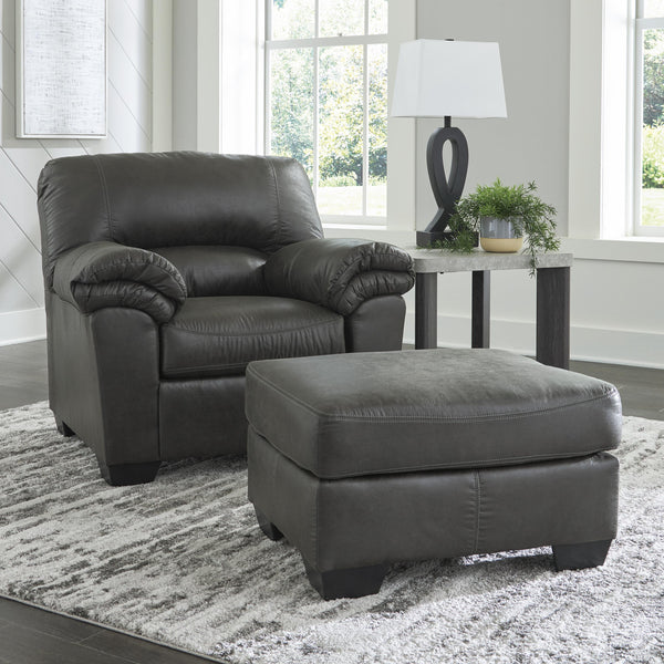 Signature Design by Ashley Bladen 12021U3 Chair and Ottoman IMAGE 1