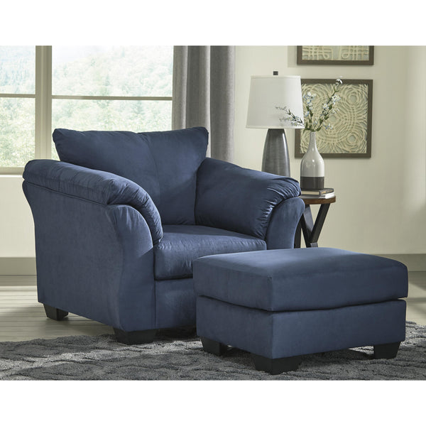  Signature Design by Ashley Darcy 75007U4 Chair and Ottoman IMAGE 1