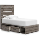 Signature Design by Ashley Graystorm B2405B18 Twin Panel Storage Bed IMAGE 2