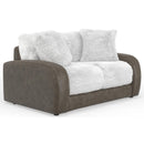  Jackson Furniture 1320-02 Loveseat - Snowball/Taupe IMAGE 1