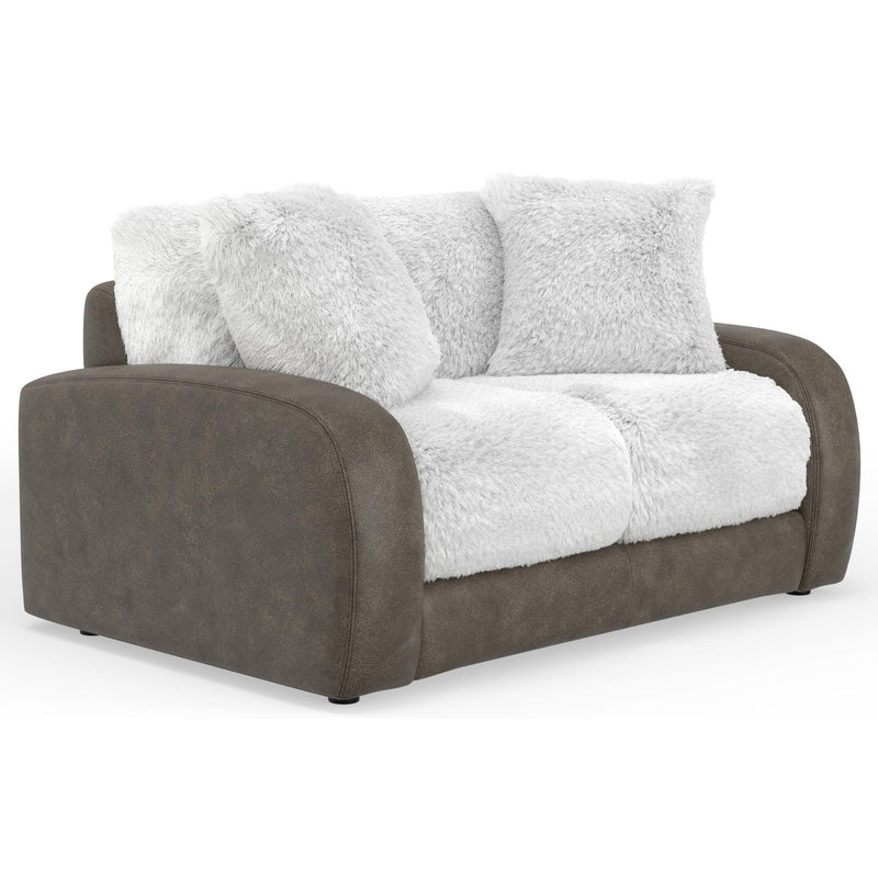  Jackson Furniture 1320-02 Loveseat - Snowball/Taupe IMAGE 1