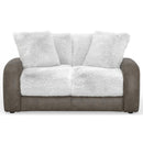  Jackson Furniture 1320-02 Loveseat - Snowball/Taupe IMAGE 2