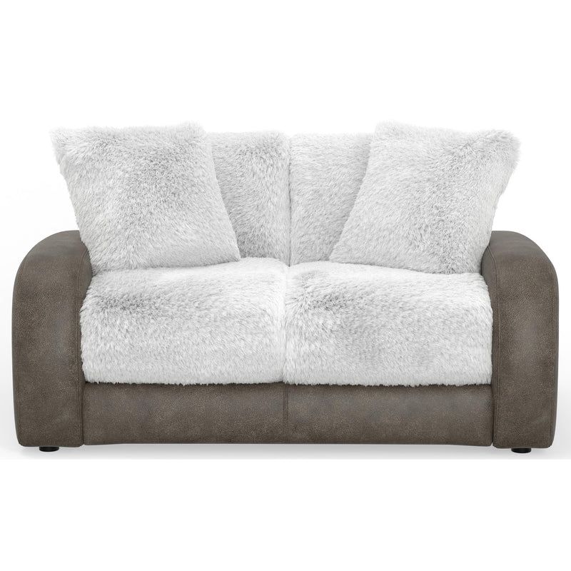  Jackson Furniture 1320-02 Loveseat - Snowball/Taupe IMAGE 2