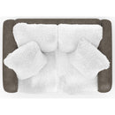  Jackson Furniture 1320-02 Loveseat - Snowball/Taupe IMAGE 5