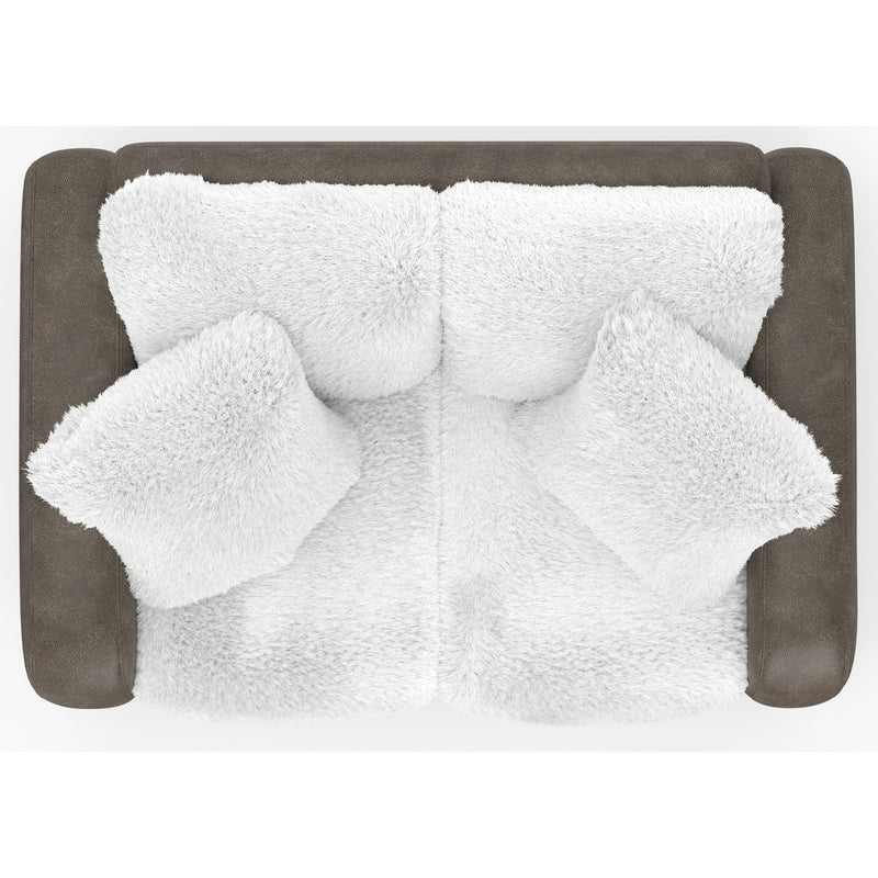  Jackson Furniture 1320-02 Loveseat - Snowball/Taupe IMAGE 5