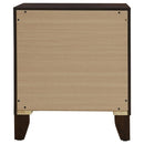  Coaster Furniture Welsley 223442 2-Drawer Nightstand Bedside Table - Walnut IMAGE 7