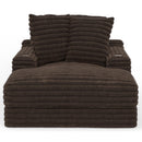  Jackson Furniture Comfrey 3045-09 Chaise - Chocolate IMAGE 2