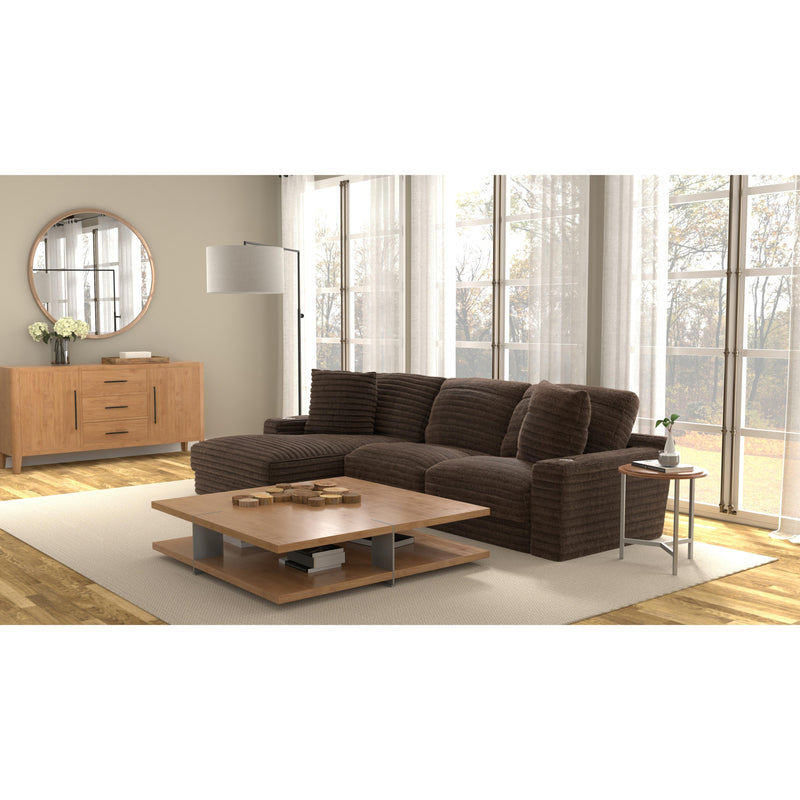  Jackson Furniture Comfrey 3045 2 pc Sectional - Chocolate IMAGE 8