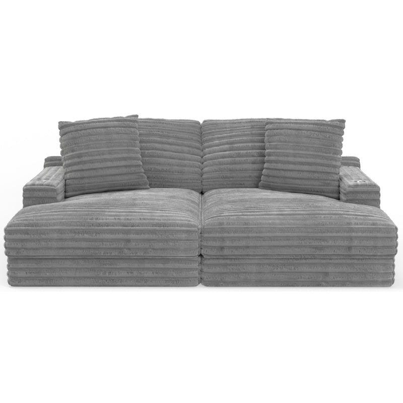  Jackson Furniture Comfrey 3045 2 pc Sectional - Moonstruck IMAGE 2