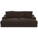  Jackson Furniture Comfrey 3045 2 pc Sectional - Chocolate IMAGE 2