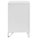  Coaster Furniture Marmore 224962 2-Drawer Nightstand Bedside Table - White IMAGE 9