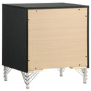  Coaster Furniture Lucia 224992 2-Drawer Nightstand Bedside Table - Black IMAGE 6