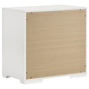  Coaster Furniture Ives 224942 2-Drawer Nightstand Bedside Table - White High Gloss IMAGE 6