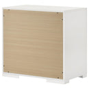  Coaster Furniture Ives 224942 2-Drawer Nightstand Bedside Table - White High Gloss IMAGE 8