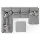  Jackson Furniture Titan 3480 3 pc Sectional - Moonstruck IMAGE 3