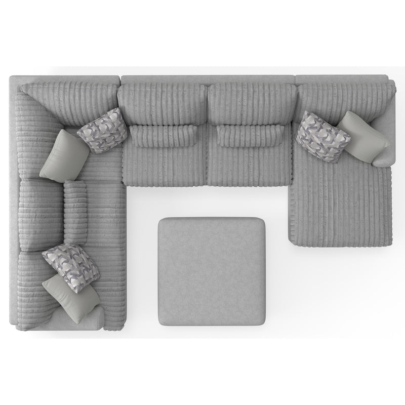  Jackson Furniture Titan 3480 3 pc Sectional - Moonstruck IMAGE 3