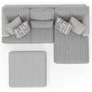  Jackson Furniture Titan 3480-12 Cocktail Ottoman - Moonstruck IMAGE 4