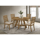  Coaster Furniture Danvers 109152 Wood Dining Side Chair - Brown Oak IMAGE 10