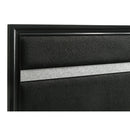  Coaster Furniture Miranda 206360T 54-inch Upholstered Twin Panel Bed - Black IMAGE 6