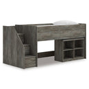 Signature Design by Ashley Frandern B4480B14 Twin Loft Bed with Bookcase Storage IMAGE 1